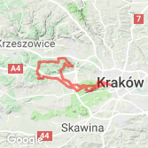 Mapa MTB Marathon Kraków 2009